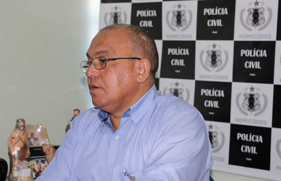 Delegado Bareta responsável pela Delegacia de Homicídios