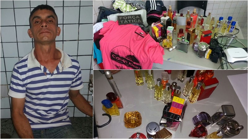 Jesinelbe Rodrigues devolveu os materiais furtados