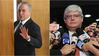 Temer e Rodrigo Janot
