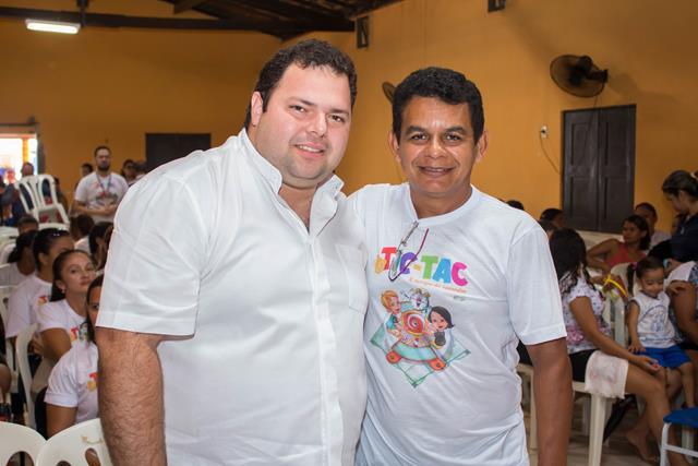 Prefeito Oliveira Júnior e Secretário Ely Sandro.