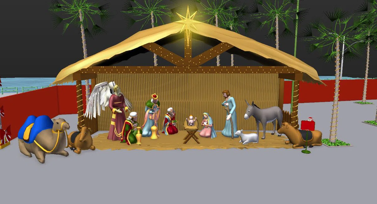 Decoração de Natal da cidade de Campo Maior.