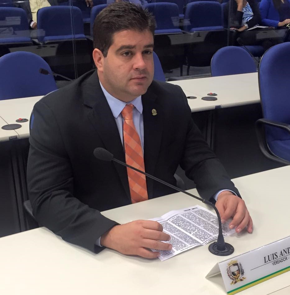 Vereador Luis André (PSL).
