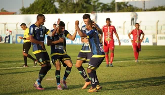 Partida teve dois gols marcados por Manoel, um por Joelson e outro por Leone