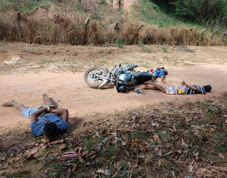 Os criminosos foram presos em estrada de um povoado de Altos