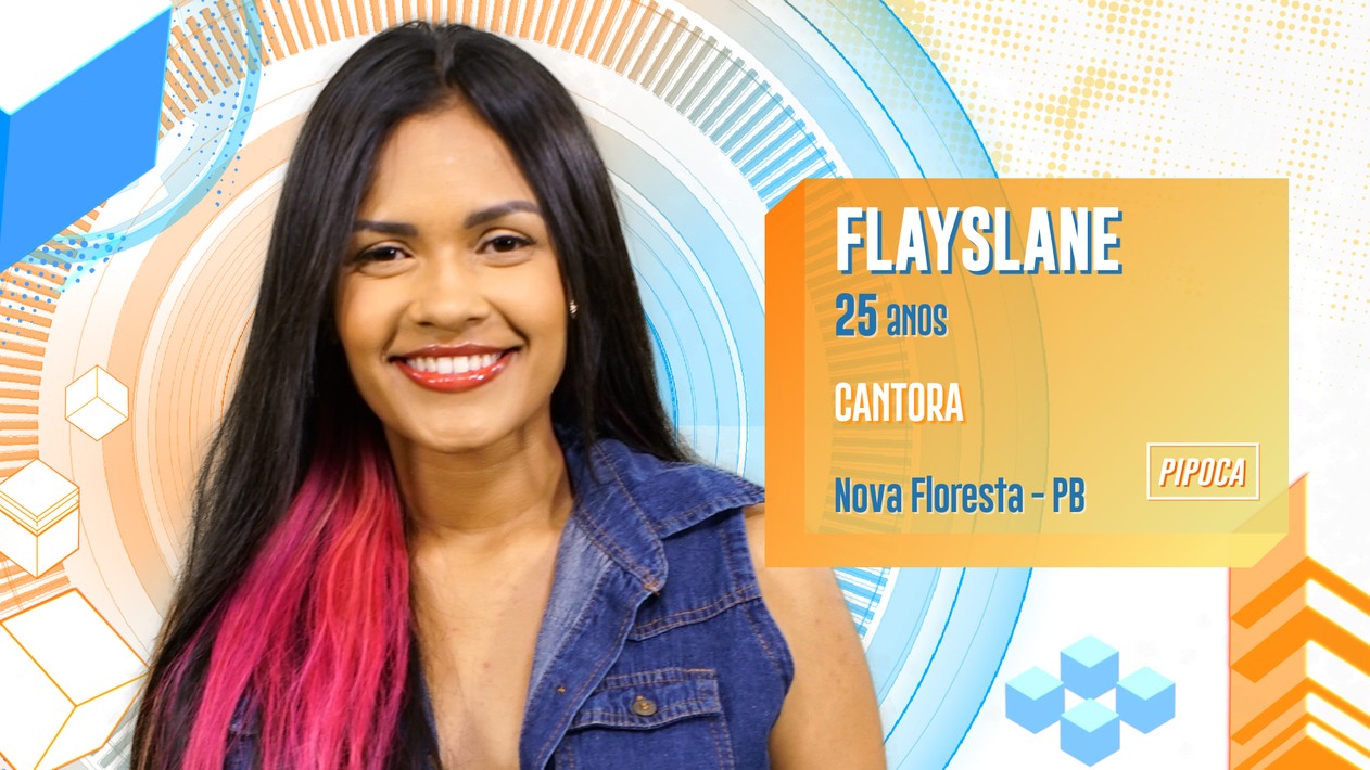 Flayslane, 25 anos, é cantora.