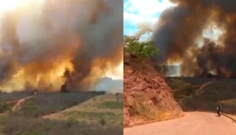 Inocêncio ameaça casas e reserva ambiental na região de Palmeira do Piauí