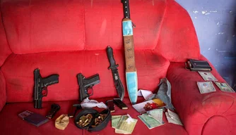 Força Tarefa prende homens com armas e munições na zona Sul de Teresina