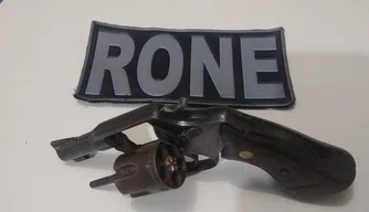 Arma apendida pela Polícia Militar