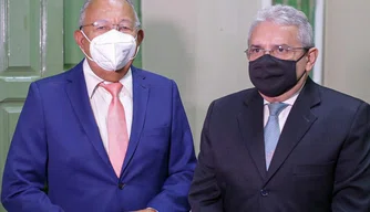 Prefeito Dr. Pessoa e ex-vereador Edvaldo Marques