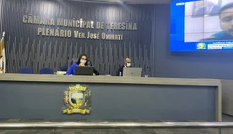 Audiência na Câmara Municipal, presidida pela vereadora Fernanda Gomes.