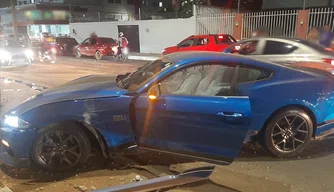 Acidente na Avenida Zequinha Freire, zona Leste de Teresina.
