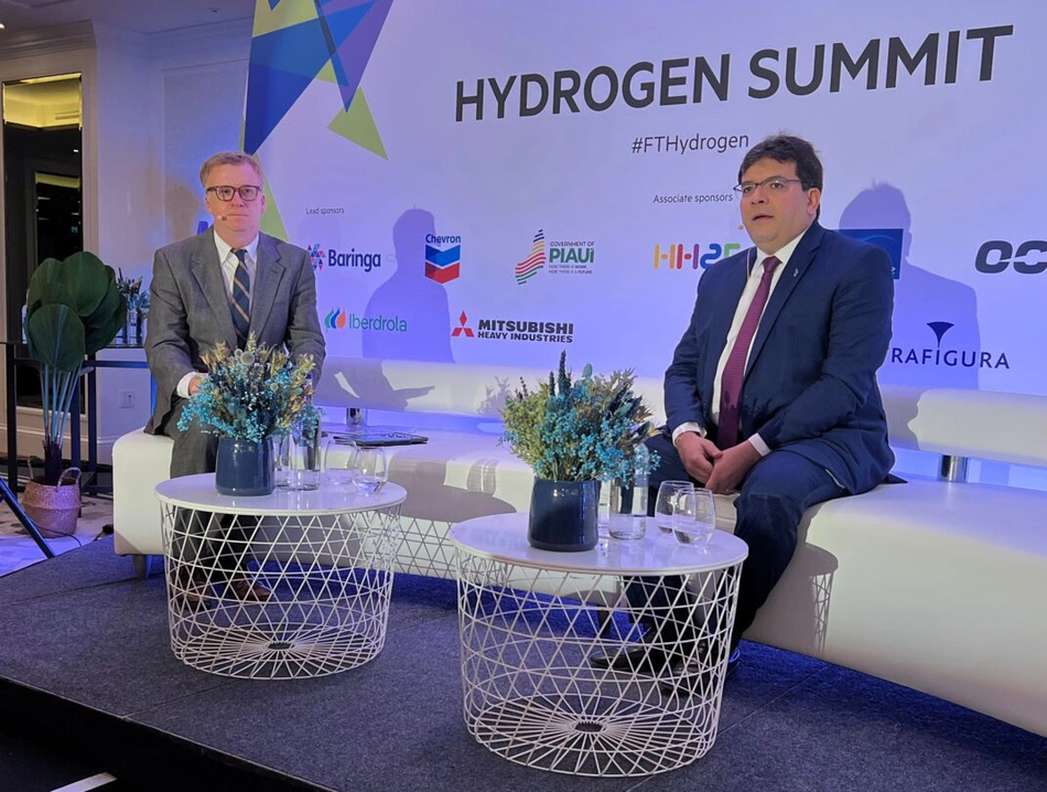 Rafael Fonteles no Financial Times Hydrogen Summit