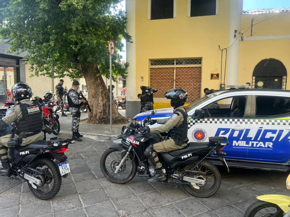 Operação no Centro de Teresina