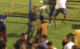 Confusão no jogo do Altos