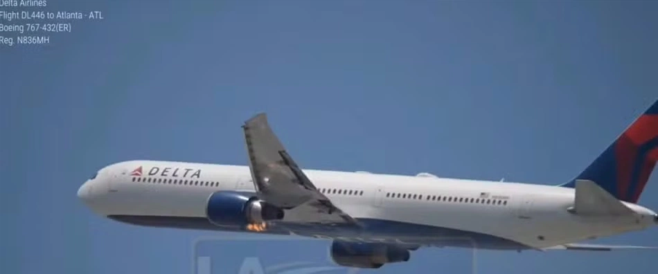 Avião da Delta Airlines precisou fazer um pouso de emergência