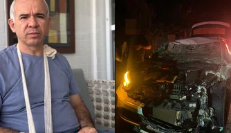 Deputado Tiago Vasconcelos sofre acidente em Campo Maior