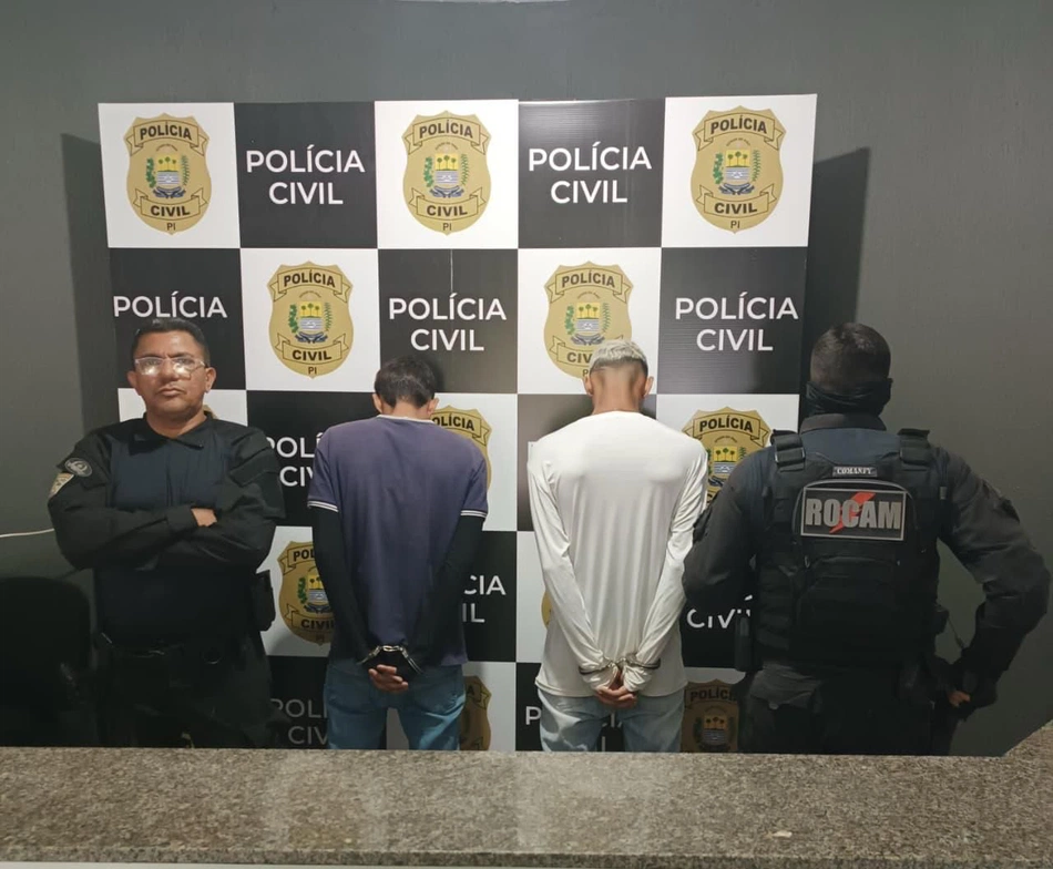 Prisões da dupla.