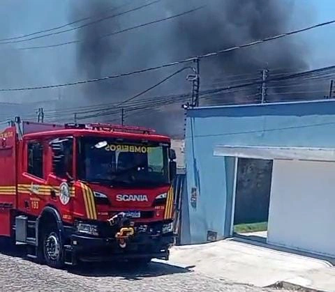 Incêndio no bairro Gurupi