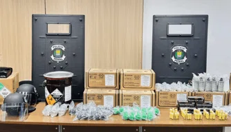 Sejus entrega equipamentos de proteção balística à Polícia Penal do Piauí