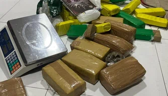 Materiais apreendidos