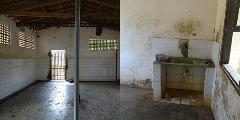 Inspeção realizada no matadouro público