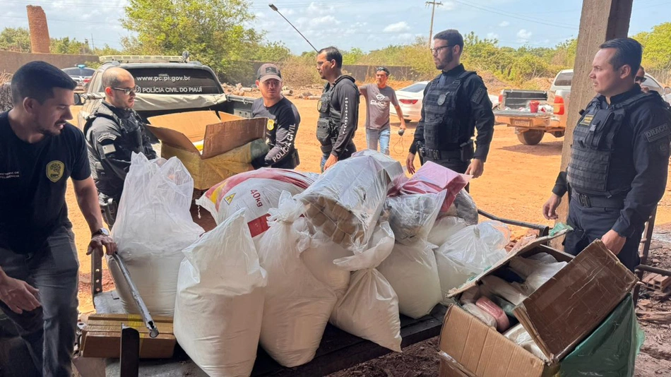 SSP-PI incinera drogas apreendidas no Piauí