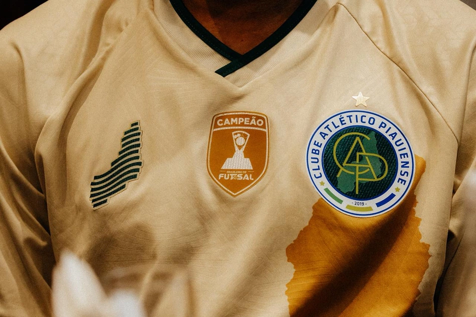 Uniforme do Atlético Piauiense, campeão brasileiro de futsal 2025