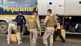PRF em operação Embarque Legal