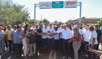 Inauguração da pavimentação da Rodovia PI-248