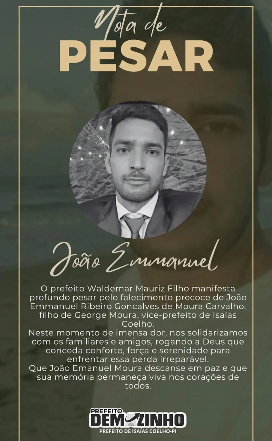 Nota de pesar