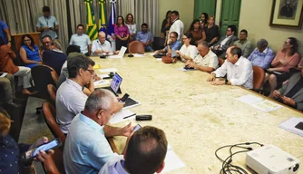 Reunião do Silvio Mendes e secretariado