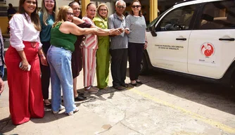 Semcaspi entrega veículo para Conselho Municipal dos Direitos da Pessoa Idosa