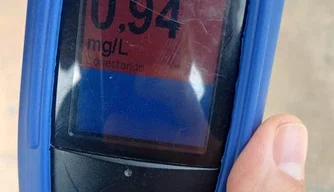 Teste etilômetro