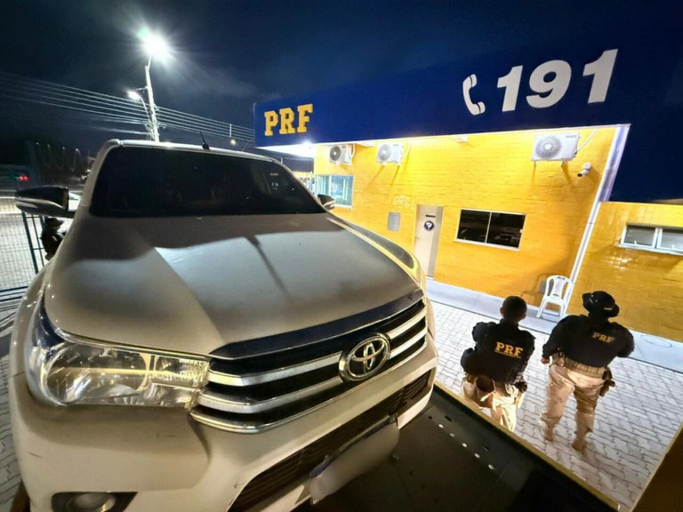 Veículo é recuperado pela PRF