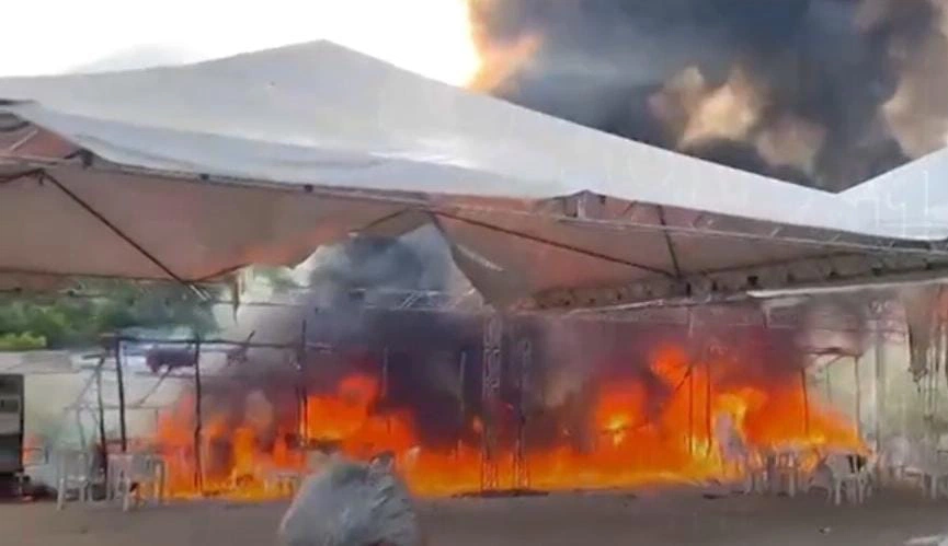 Incêndio de grandes proporções em Lagoinha do Piauí