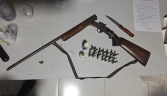 Polícia Militar prende homem que ameaçava pessoa com arma de fogo