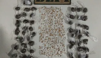 Materiais apreendidos