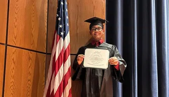 Estudante piauiense Abrian Pereira