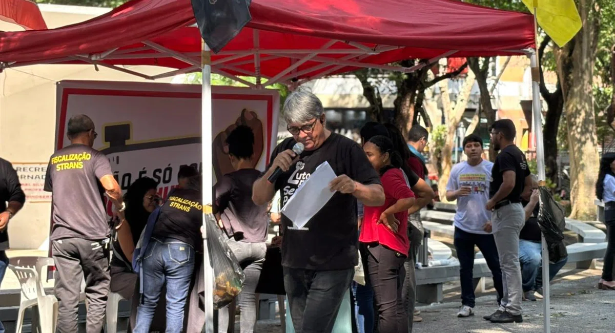 Assembleia dos professores da rede municipal de ensino