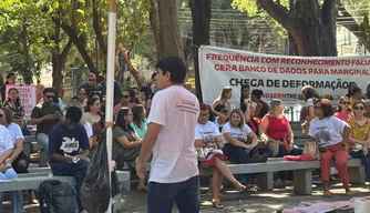 Manifestação de professores