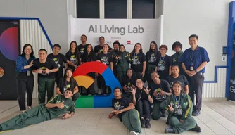 Estudantes participam do programa no Institute of Technical Education (ITE College East).