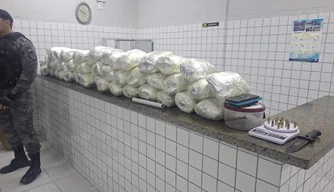 Materiais apreendidos