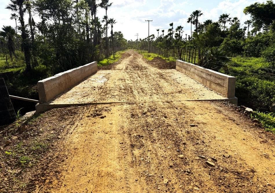 Obra realizada na zona Norte de Esperantina