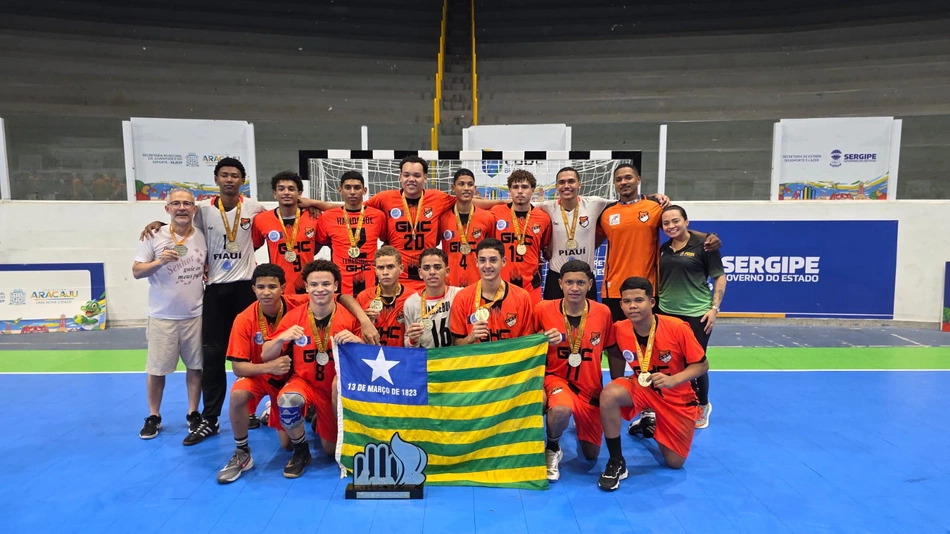 Piauí conquista o Pentacampeonato Brasileiro Escolar de Handebol e garante vaga no Mundial