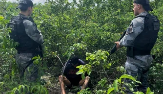 Suspeito foi abordado por