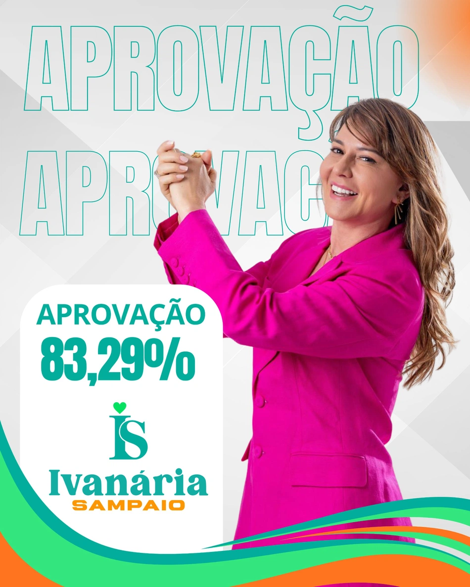 Gestão da prefeita Ivanária Sampaio alcança 83,29% de aprovação em Esperantina