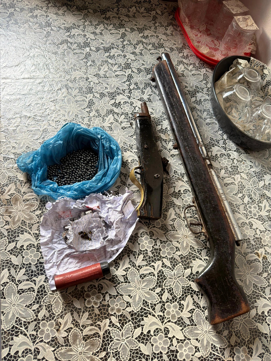 Materiais apreendidos