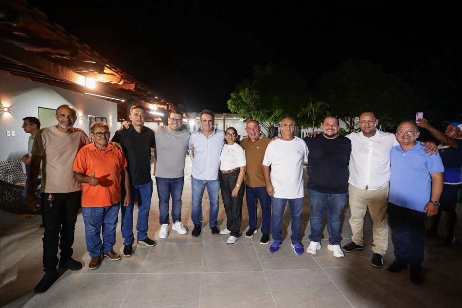 Visitando Passagem Franca para anunciar a construção