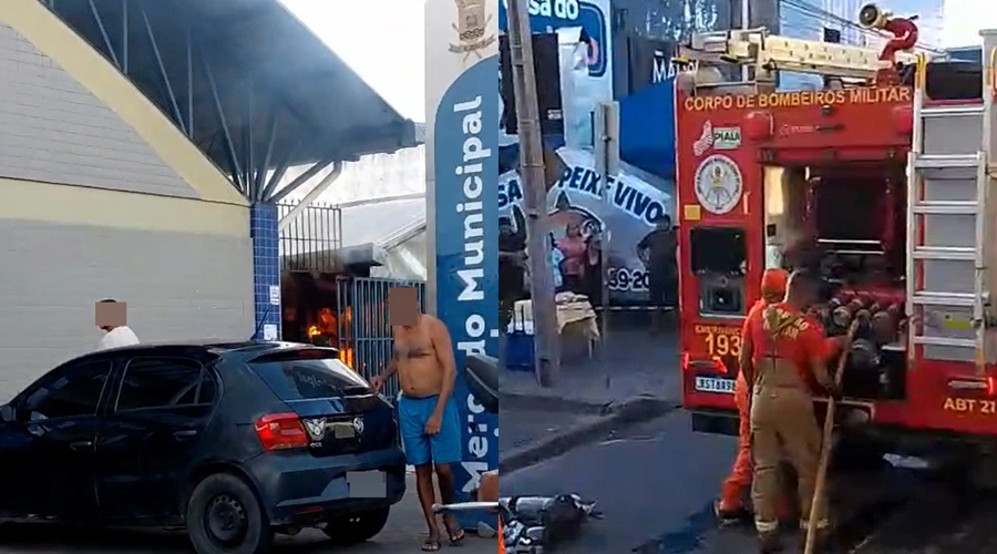 Incêndio no Mercado São Joaquim