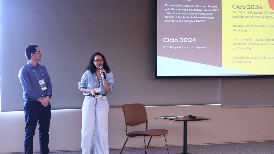 Equipes da Semai e Agenda 2030 participam do Encontro Nacional Urban95 2026 em Teresina